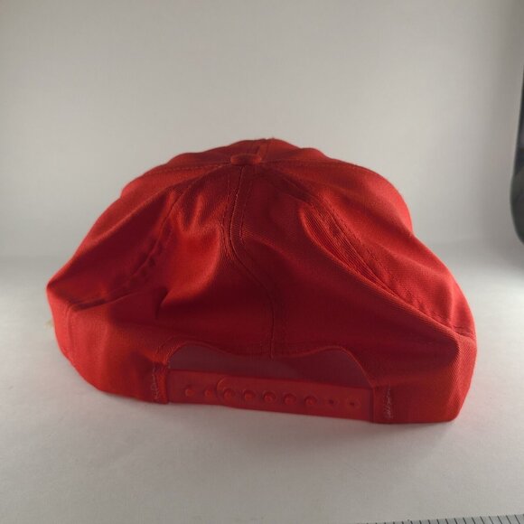 Los Angeles Clippers Vintage AJD Made in the USA Snapback Red Hat - Picture 3 of 5